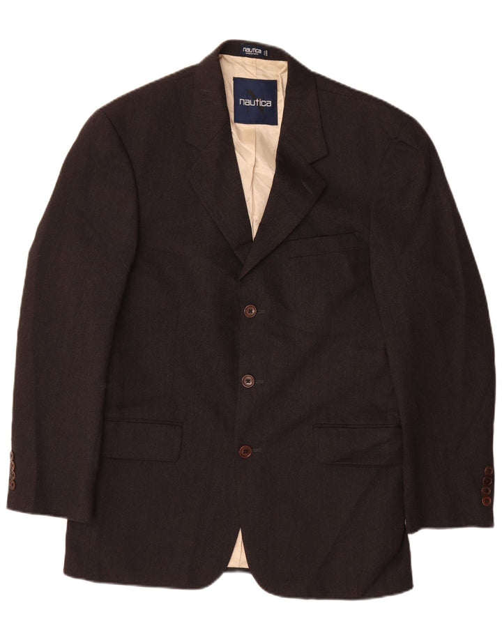 NAUTICA Muška jakna sa 3 gumba UK 38 srednje siva vuna