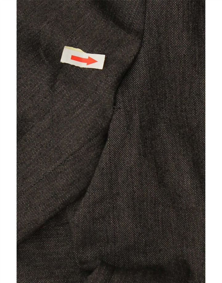 Zara ženski sako sa 1 gumbom UK 18 XL siva viskoza