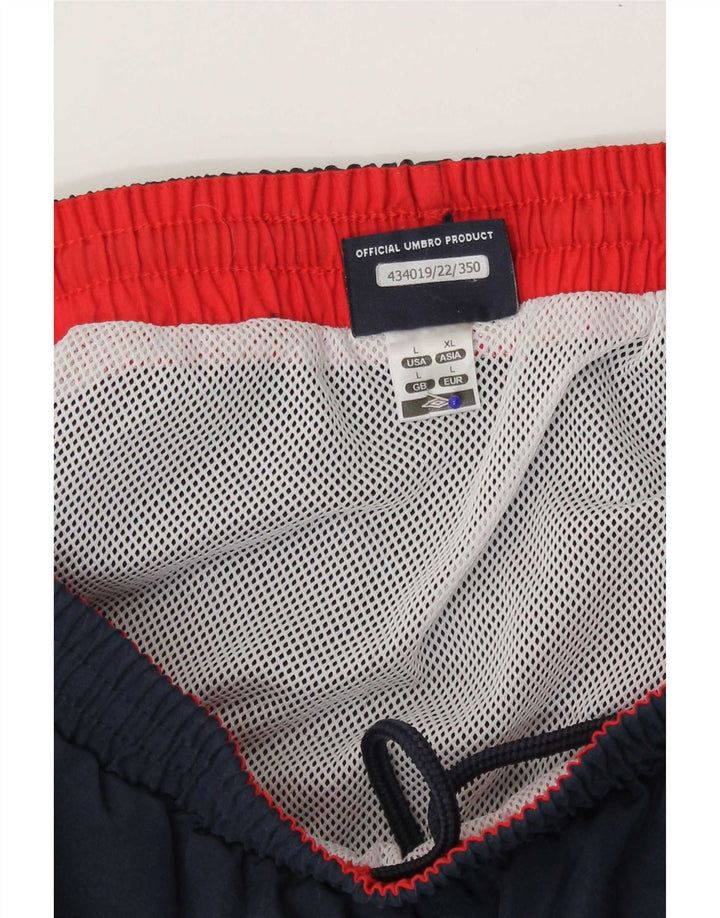Umbro muške sportske kratke hlače velike tamnoplave poliesterske boje