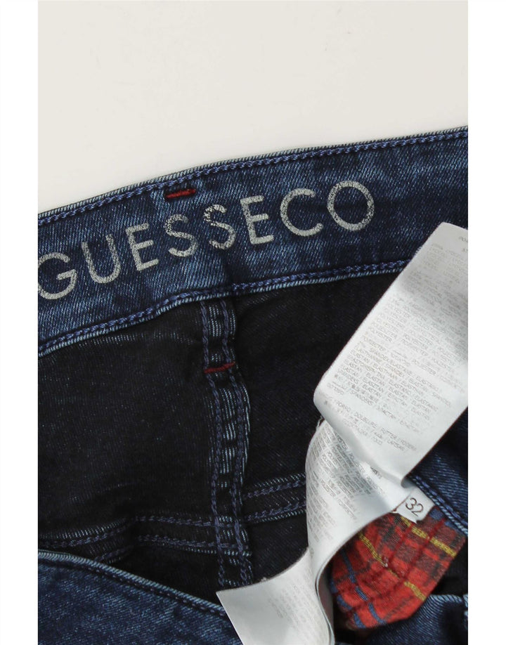 Guess muške uske traperice W32 L30 plavi liocel