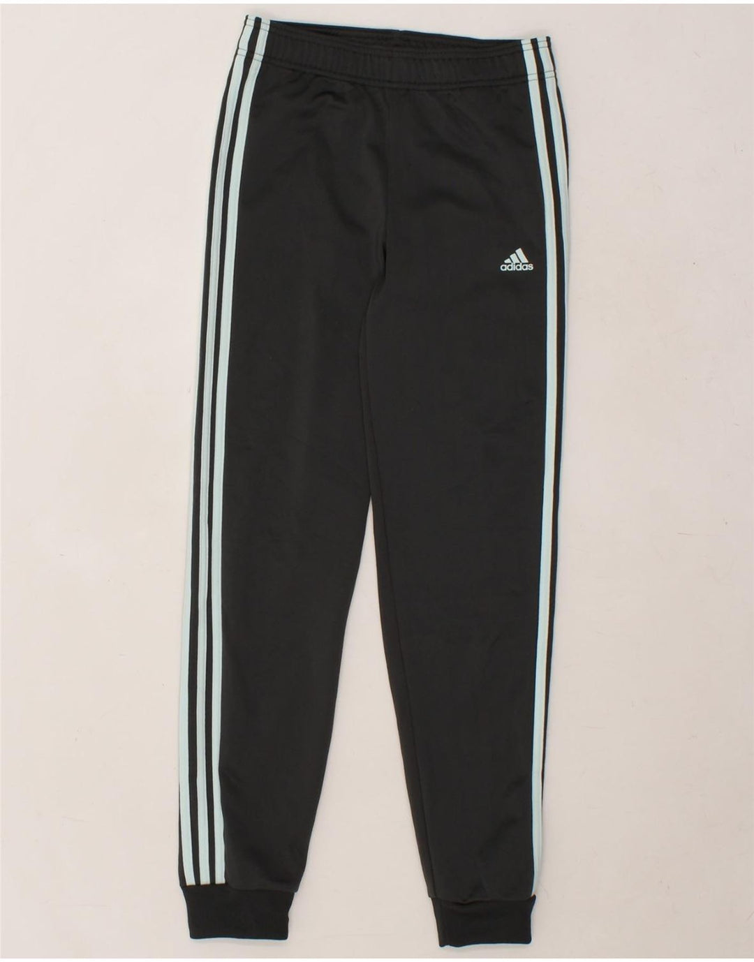 ADIDAS Boys Tracksuit Trousers Joggers 13-14 Years Grey Polyester Vintage Adidas and Second-Hand Adidas from Messina Hembry 
