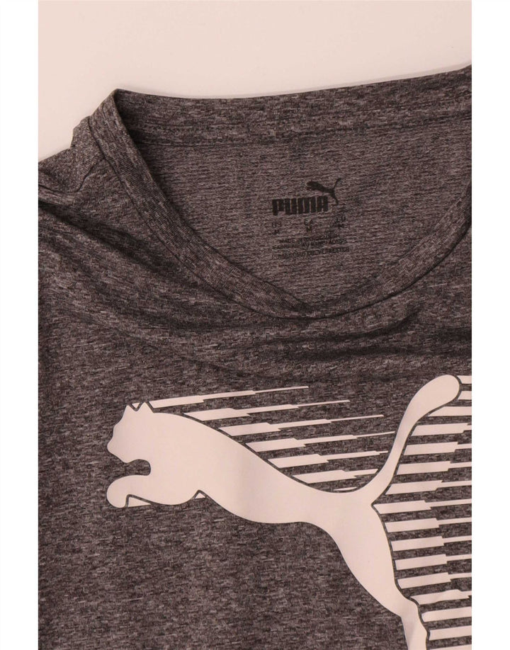Puma ženska majica kratkih rukava s grafičkim motivima UK 14 Medium Grey Flected Polyester