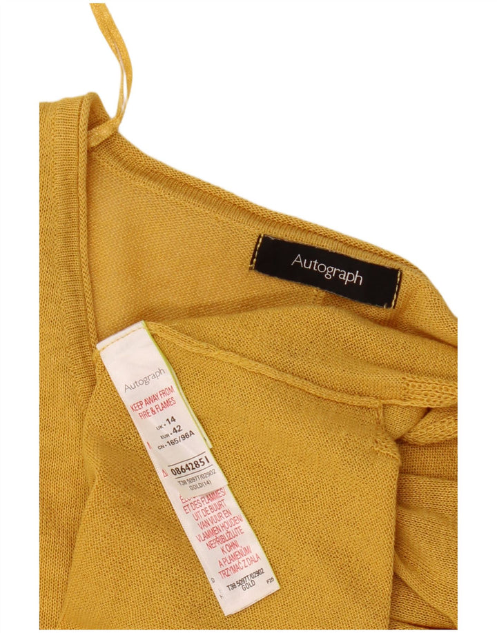 Marks & Spencer ženska majica s autogramom, UK 14 Large Gold