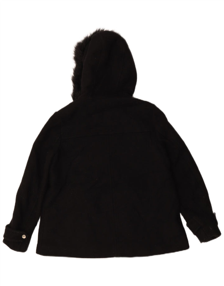 Zara ženski kratki kapuljač s kapuljačom UK 10 Small Black