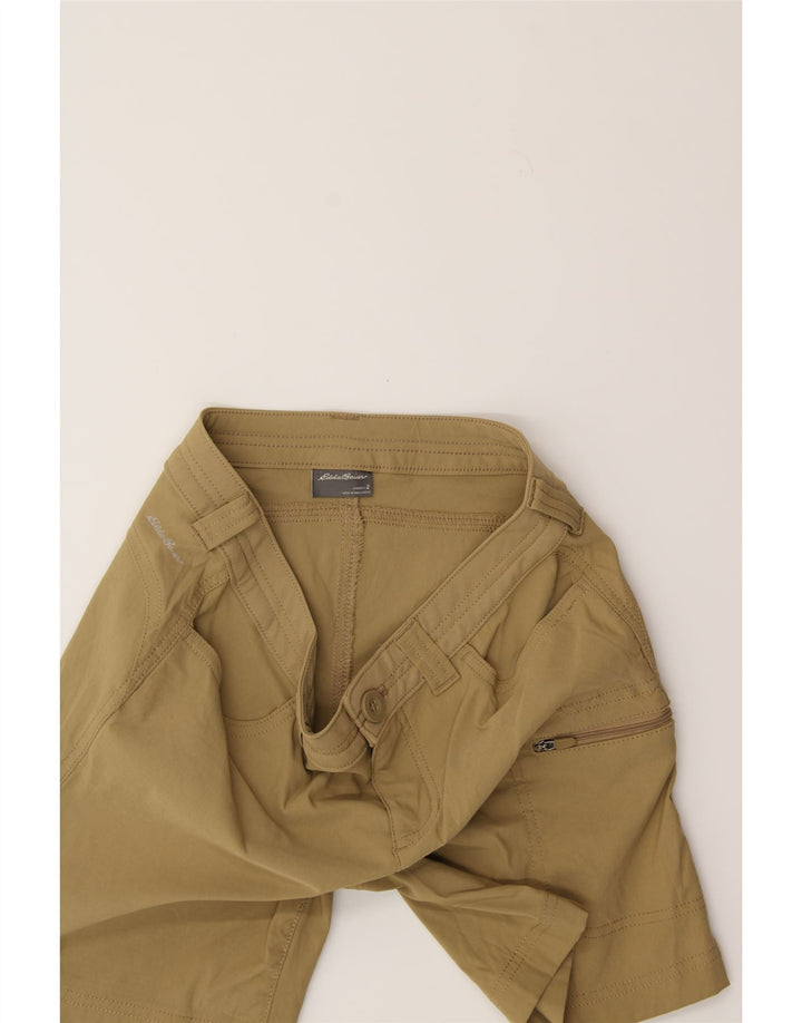 EDDIE BAUER Womens Cargo Shorts US 2 XS W30 Khaki Nylon Vintage Eddie Bauer and Second-Hand Eddie Bauer from Messina Hembry 