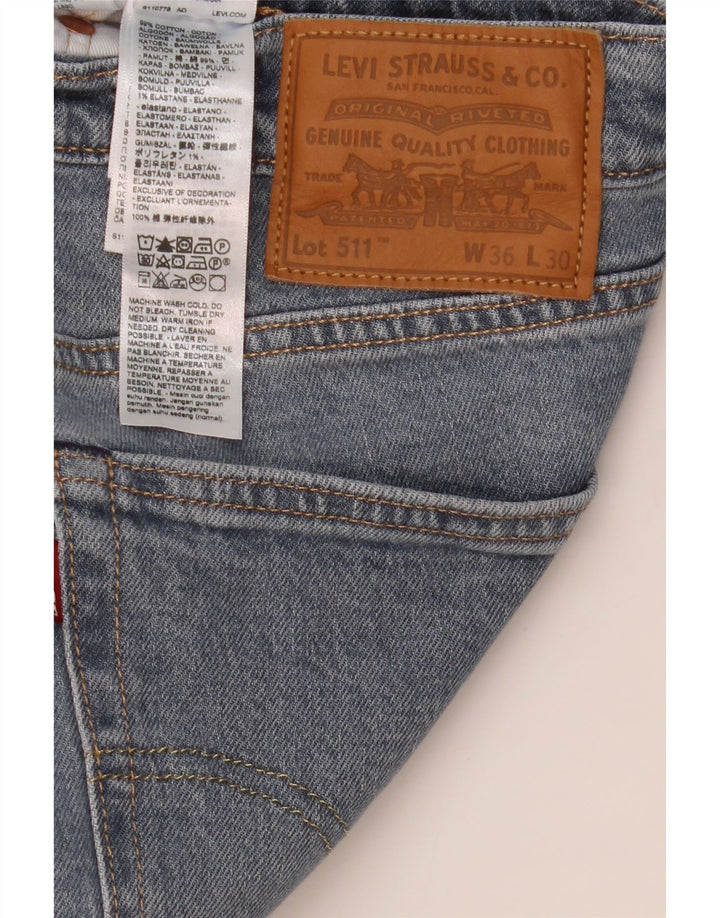 Levi's muške 511 uske traperice W36 L30 plavi pamuk