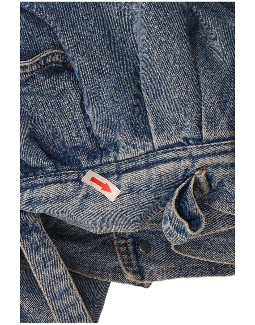 Vintage muška Sherpa traper jakna Srednje plava