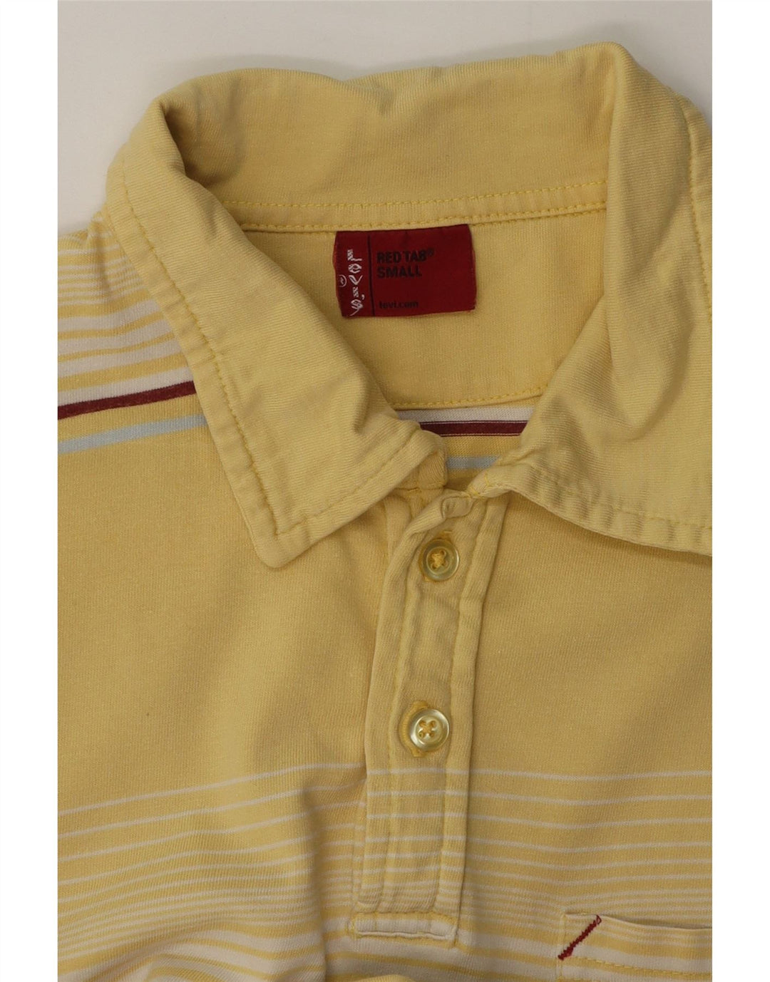 Levi's muška grafička polo majica s malim žutim prugama