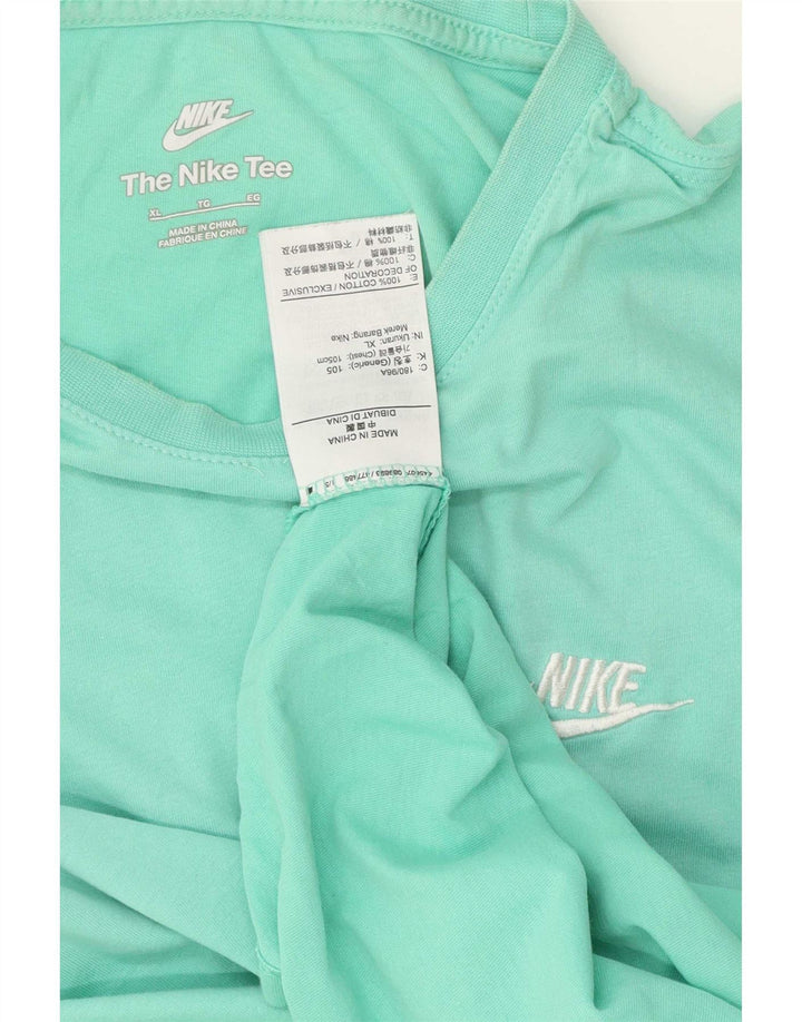 Nike muška majica kratkih rukava XL Tirkizni pamuk