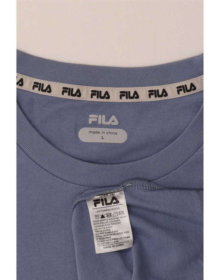 Fila muška majica kratkih rukava s grafičkim motivima, veliki plavi pamuk