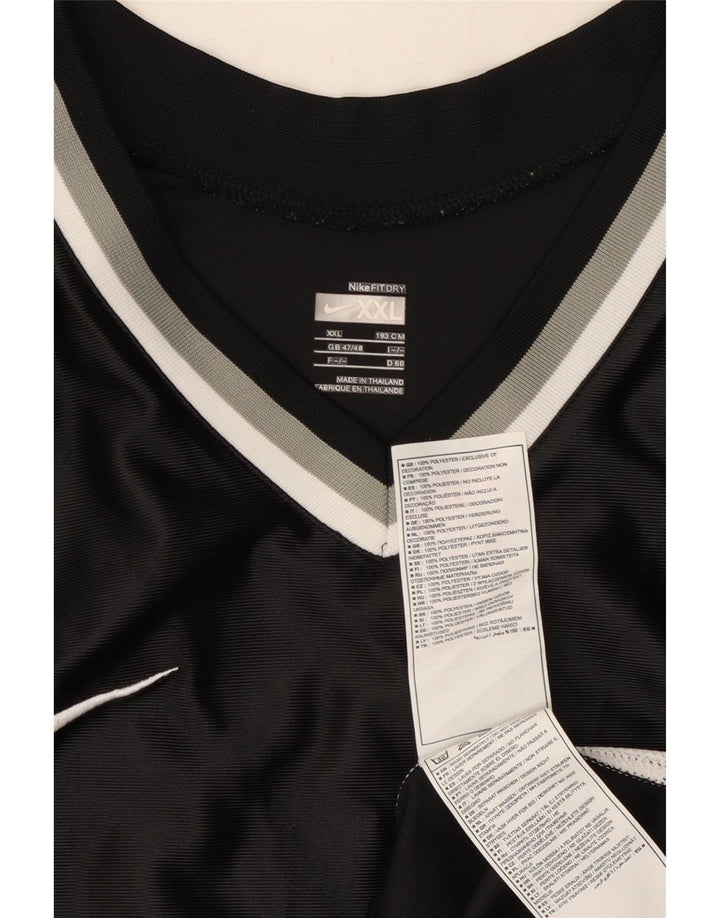 Nike Muški prsluk UK 47/48 2XL crni Colourblock poliester