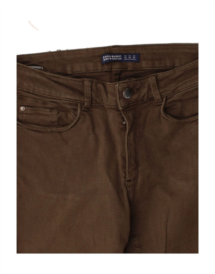ZARA Womens Skinny Jeans EU 40 Medium W30 L27 Khaki Vintage Zara and Second-Hand Zara from Messina Hembry 