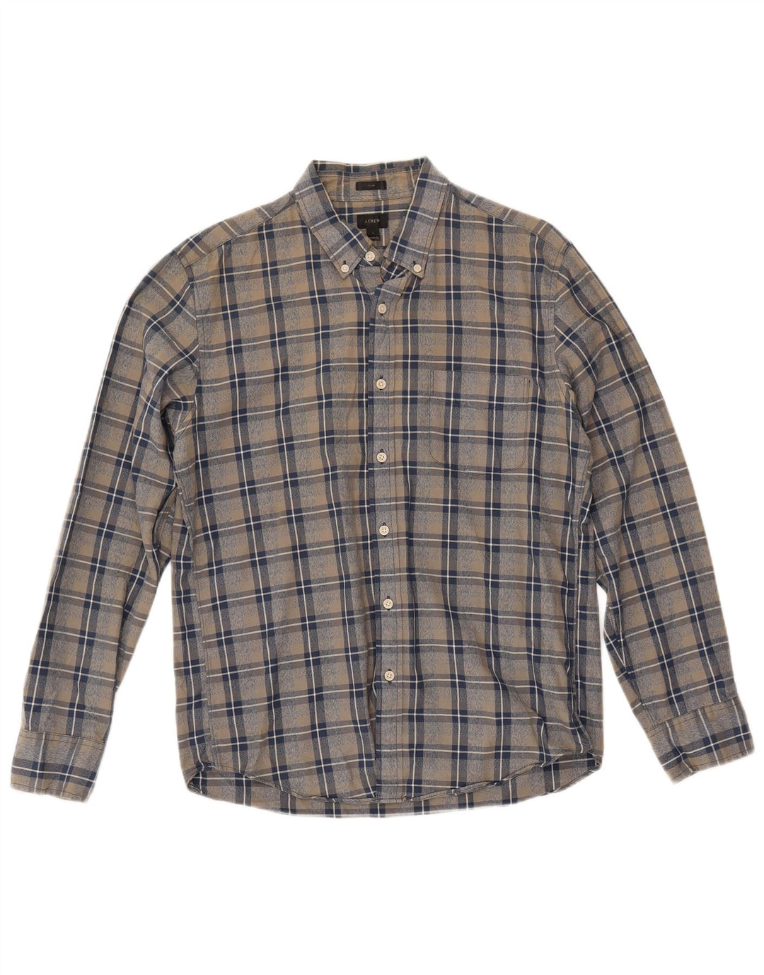 J. Crew muška uska košulja velikog šarenog kariranog pamuka