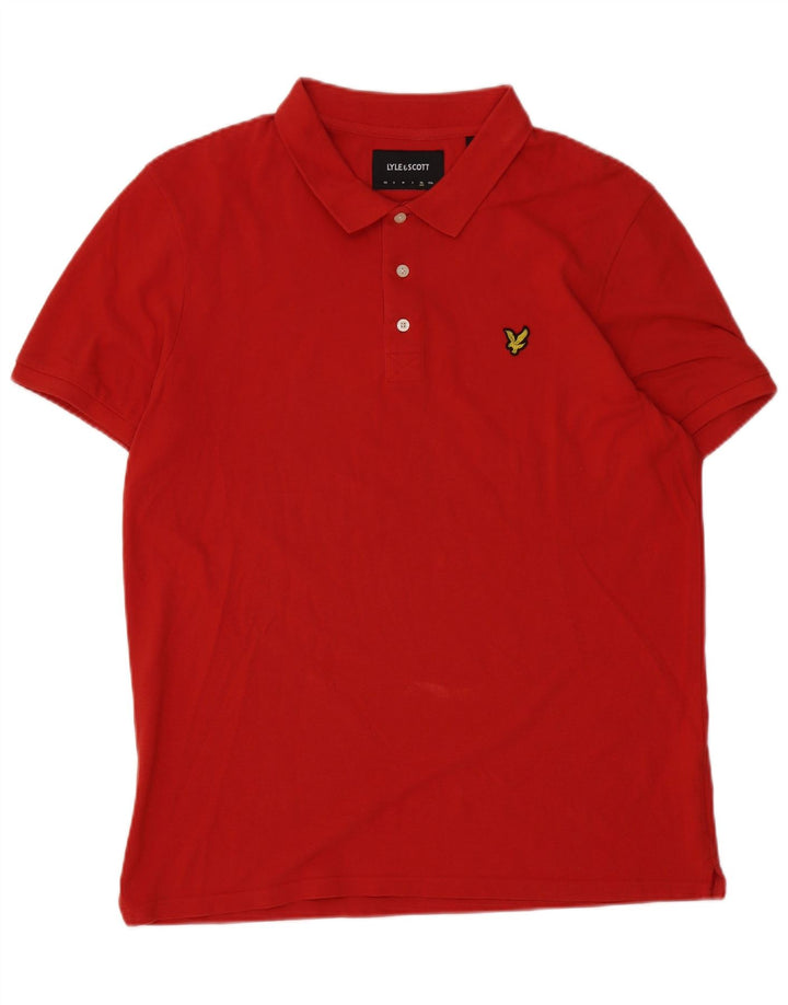 Lyle & Scott muška polo majica XL crveni pamuk