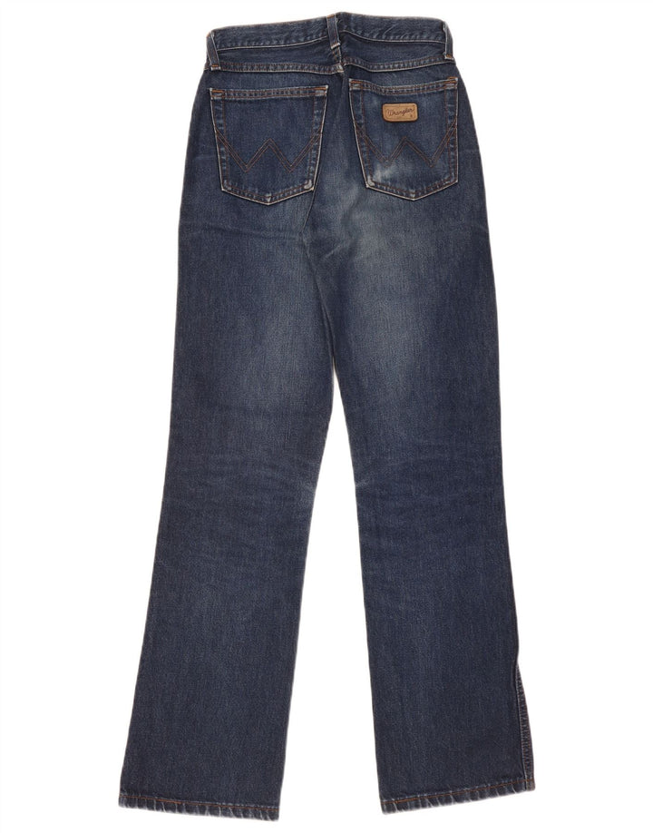 Muške traperice Wrangler Bootcut W28 L32 tamnoplavi pamuk