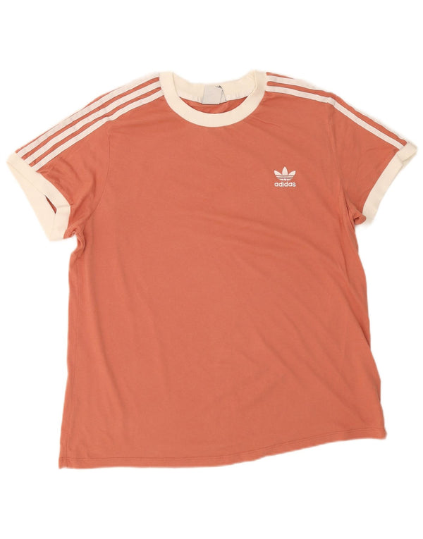 Adidas ženska majica kratkih rukava UK 16 Large Pink Cotton