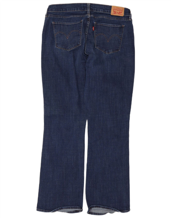 Levi's ženske traperice s curvy bootcut W33 L30 plavi pamuk