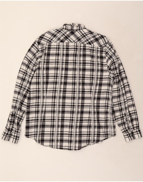 GUESS Muška uska vojna flanelska košulja 2XL crni karirani pamuk