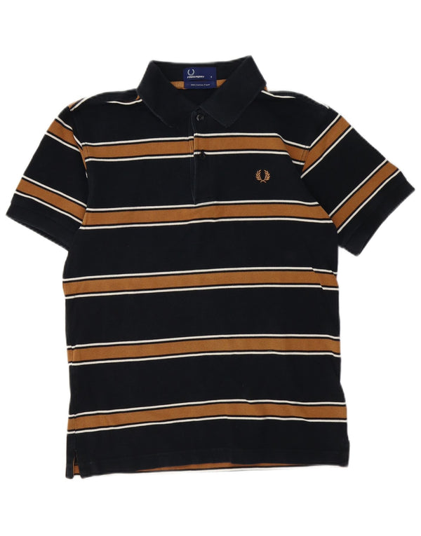 FRED PERRY Muška polo majica mala pamučna crna na pruge