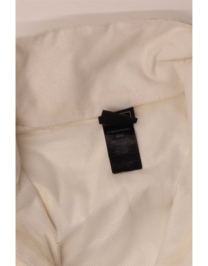 The North Face ženska kišna jakna s kapuljačom UK 14 Srednje bijeli najlon