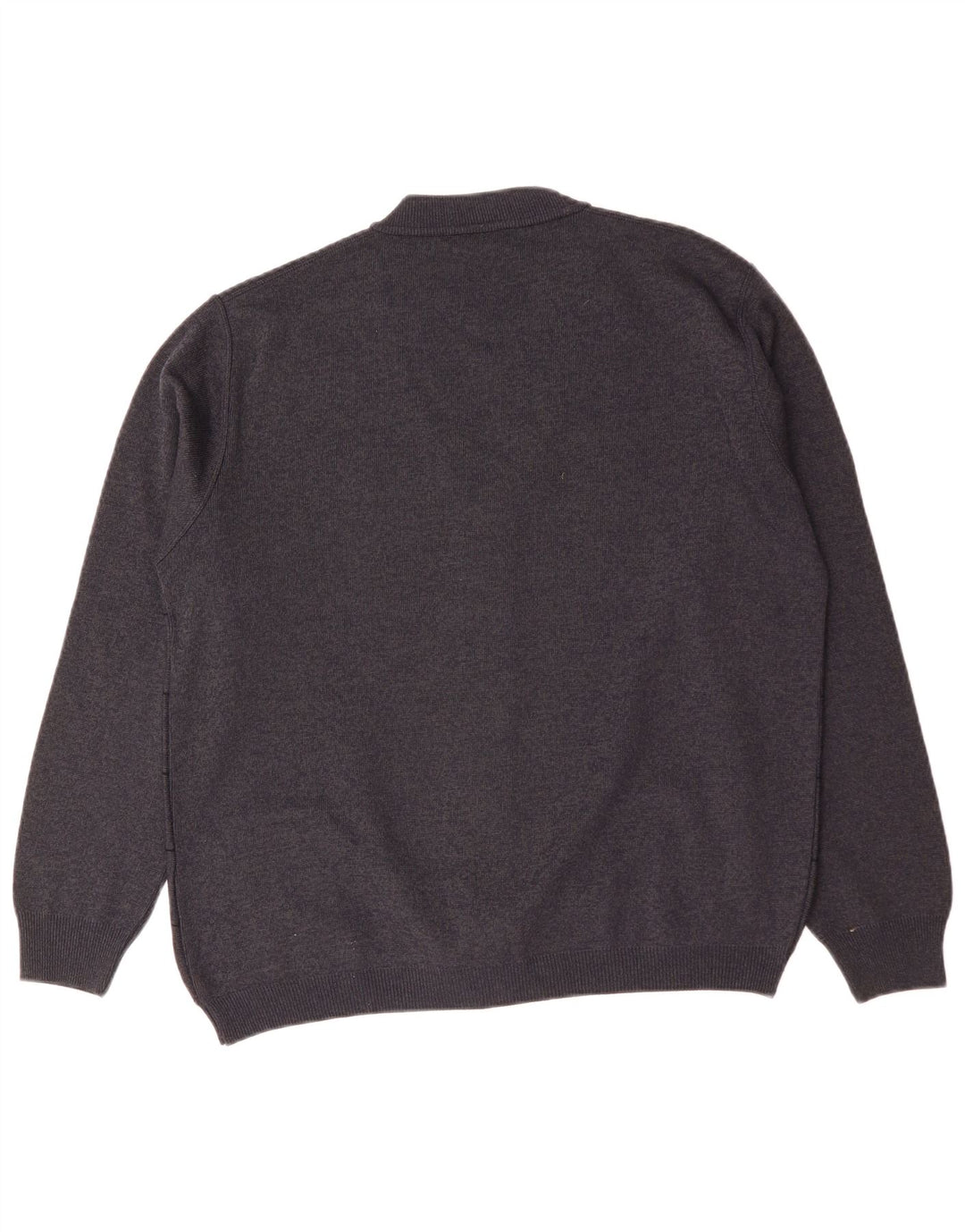 RODES Muški kardigan pulover veliki sivi karirani vuneni