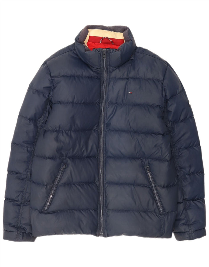 Tommy Hilfiger muška podstavljena jakna UK 44 2XL tamnoplava poliester
