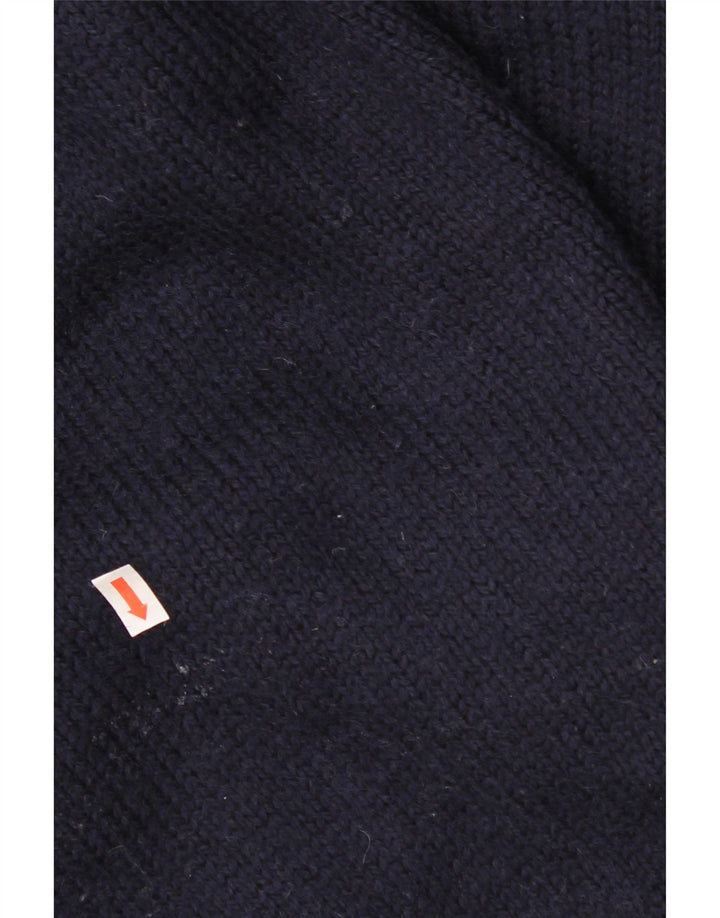 Gant muški džemper sa šal izrezom 3XL tamnoplava vunena