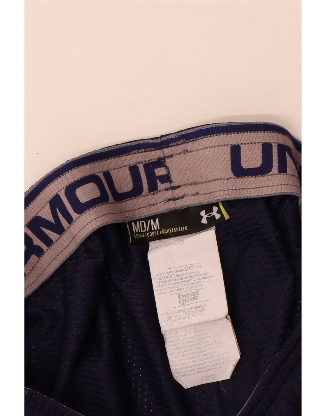 Under Armour muške sportske kratke hlače Heat Gear Medium tamnoplavi poliester