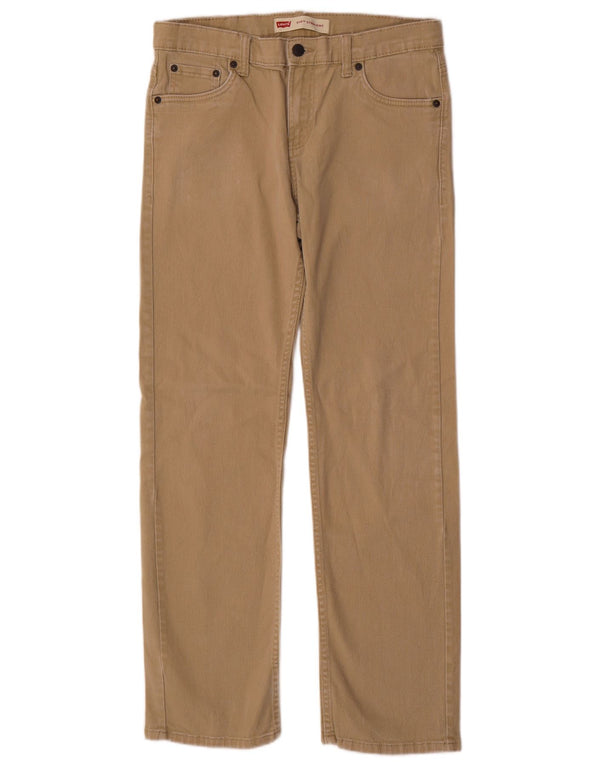 Levi's Boys 514 ravne ležerne hlače 15-16 godina W30 L30 bež pamuk
