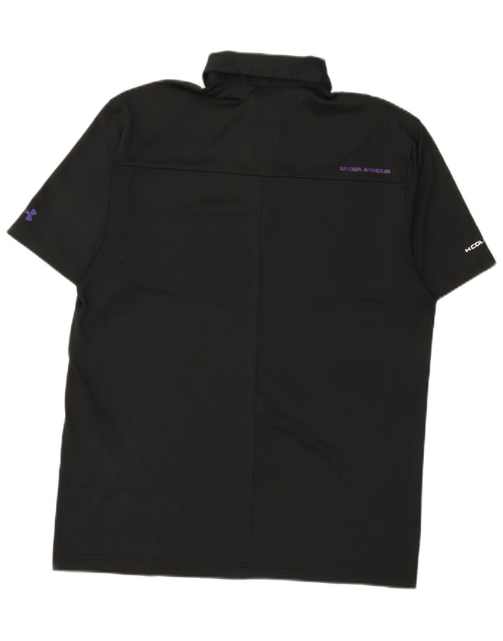 Under Armour muška polo majica Heat Gear Srednji crni poliester