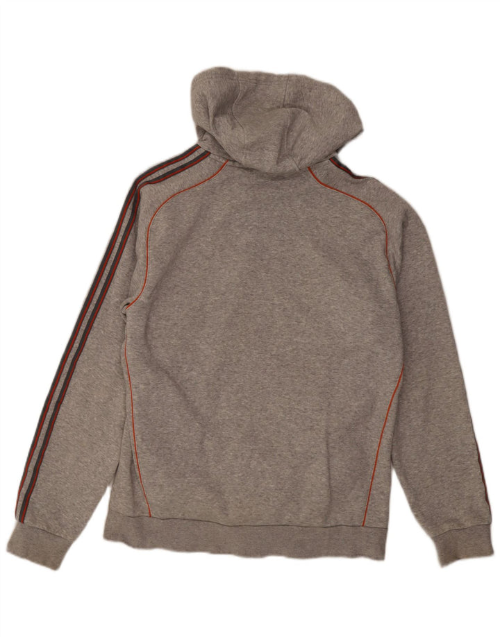 Adidas muška majica s kapuljačom srednje sivi pamuk