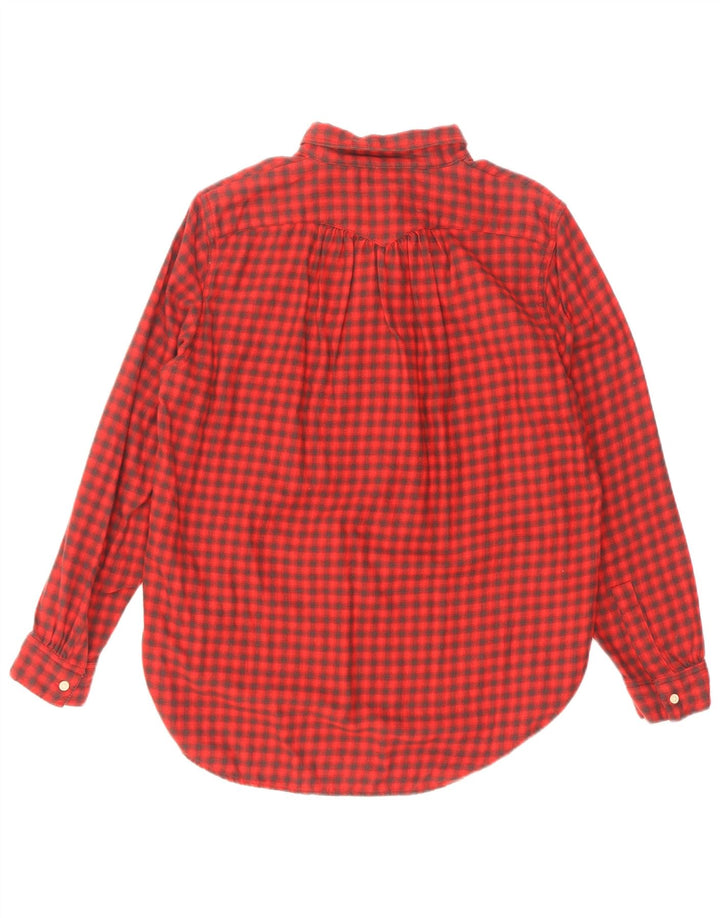 Levi's ženski pulover flanelska košulja UK 16 Veliki crveni pamuk od ginghama