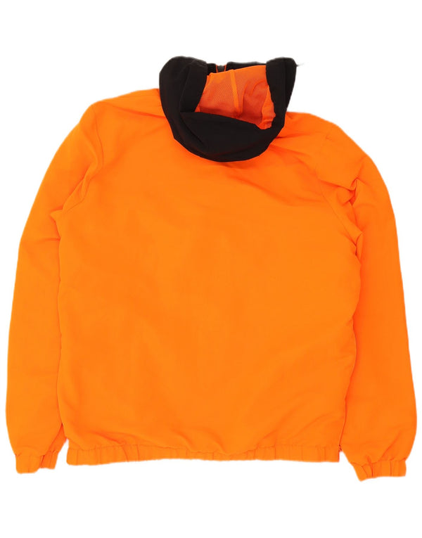 Muška anorak jakna s kapuljačom Ellesse UK 40 Large Orange Colourblock