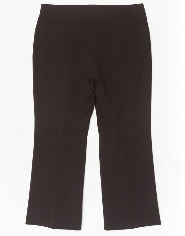 Marks & Spencer ženske široke ležerne hlače UK 18 XL W38 L28 crne