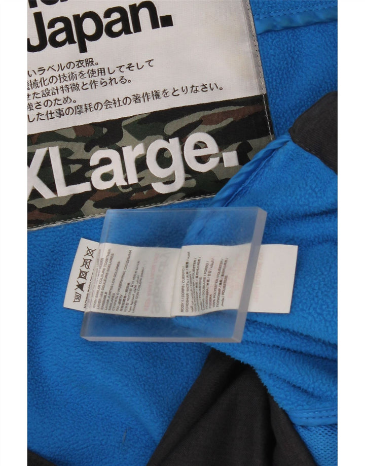 SUPERDRY muška grafička jakna s kapuljačom UK 42 XL sivi poliester