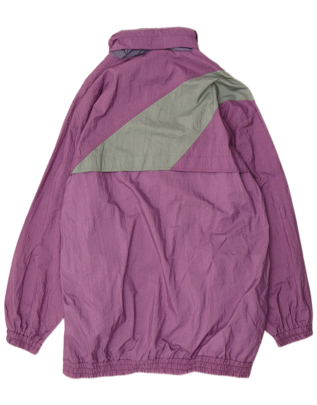 VINTAGE muški široki baloner UK 38 Srednje ljubičasta poliamidna boja