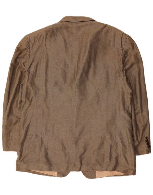 NAUTICA Muška jakna sa 3 gumba UK 46 3XL sivo laneno rublje