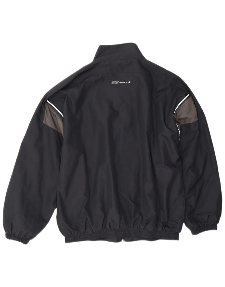Reebok muška trenirka široka jakna srednje crne boje