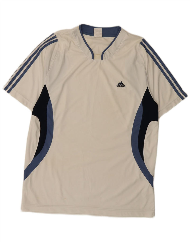Adidas muška majica kratkih rukava XL bijeli poliester u boji