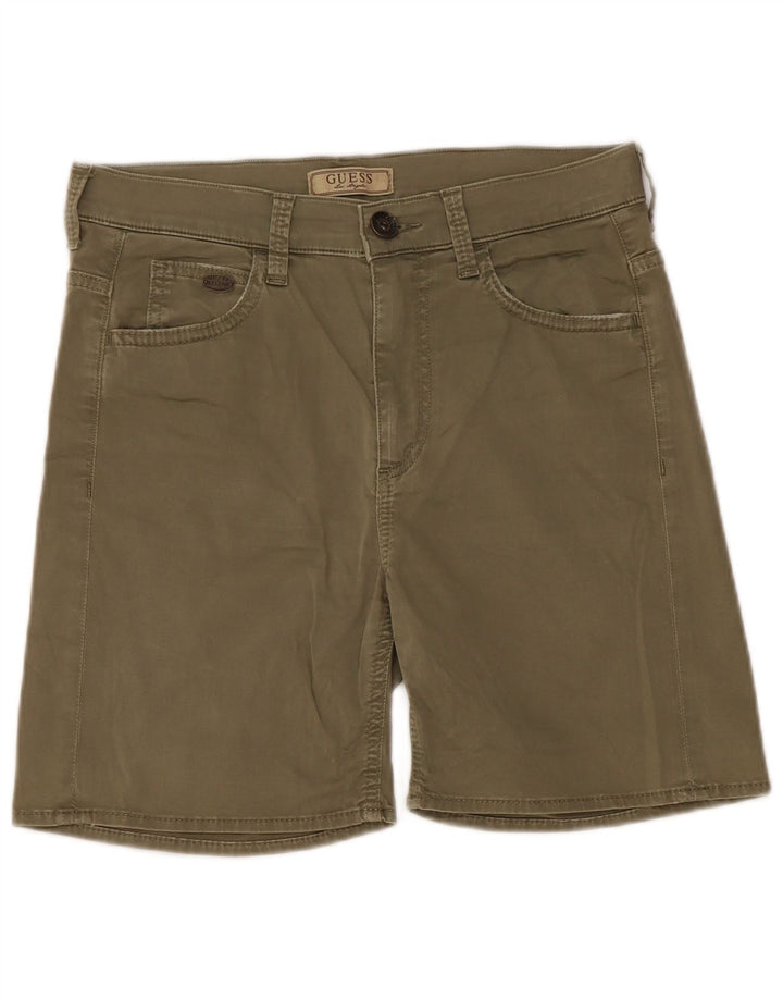 Guess muške ležerne kratke hlače W28 male kaki boje