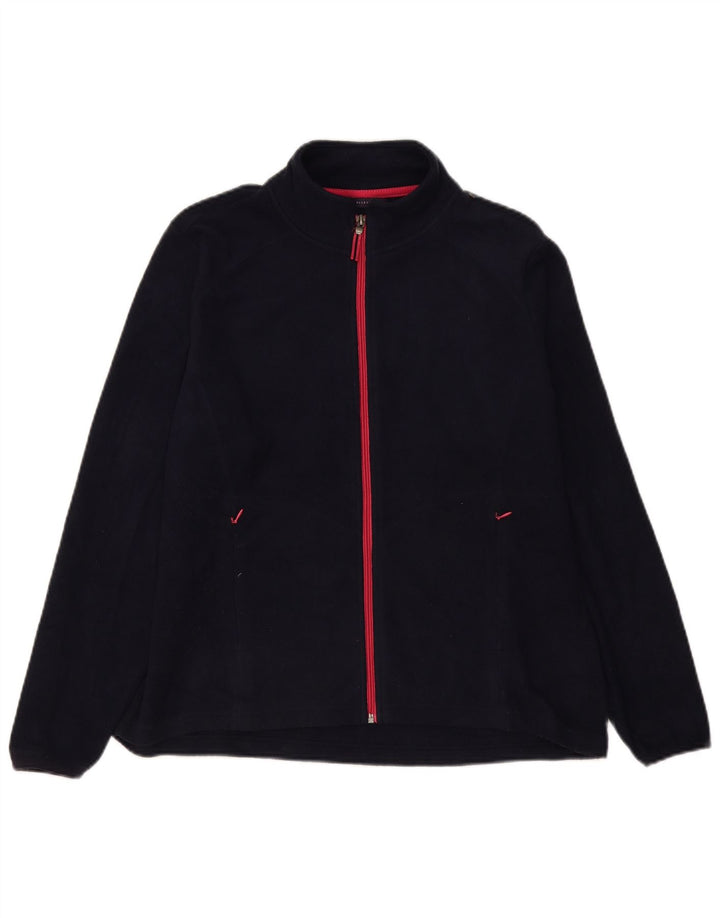Marks & Spencer ženski džemper od flisa UK 18 XL tamnoplavi poliester