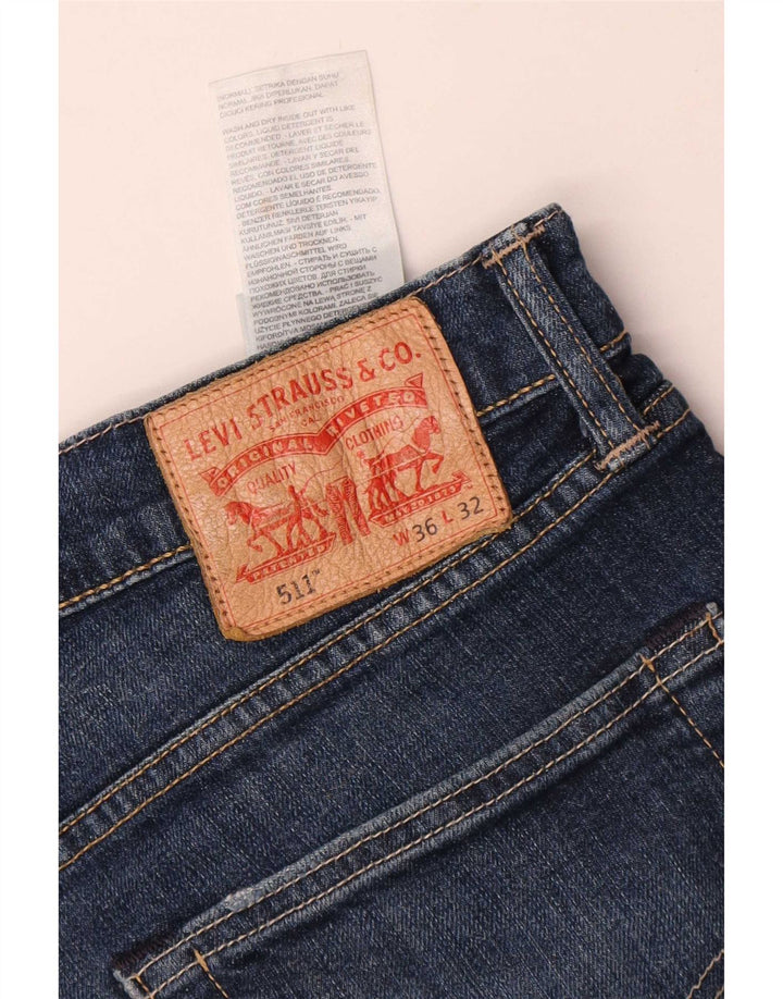 Levi's muške 511 uske traperice W36 L28 plavi pamuk