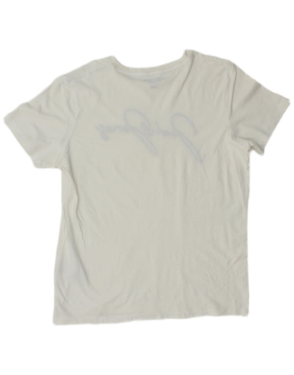 JACK & JONES Muška majica kratkih rukava standardnog kroja, mali bijeli pamuk