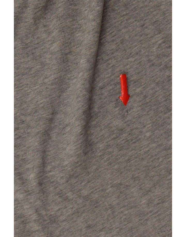 Quiksilver Mens Regular Fit Graphic T-Shirt Top Medium Grey Cotton