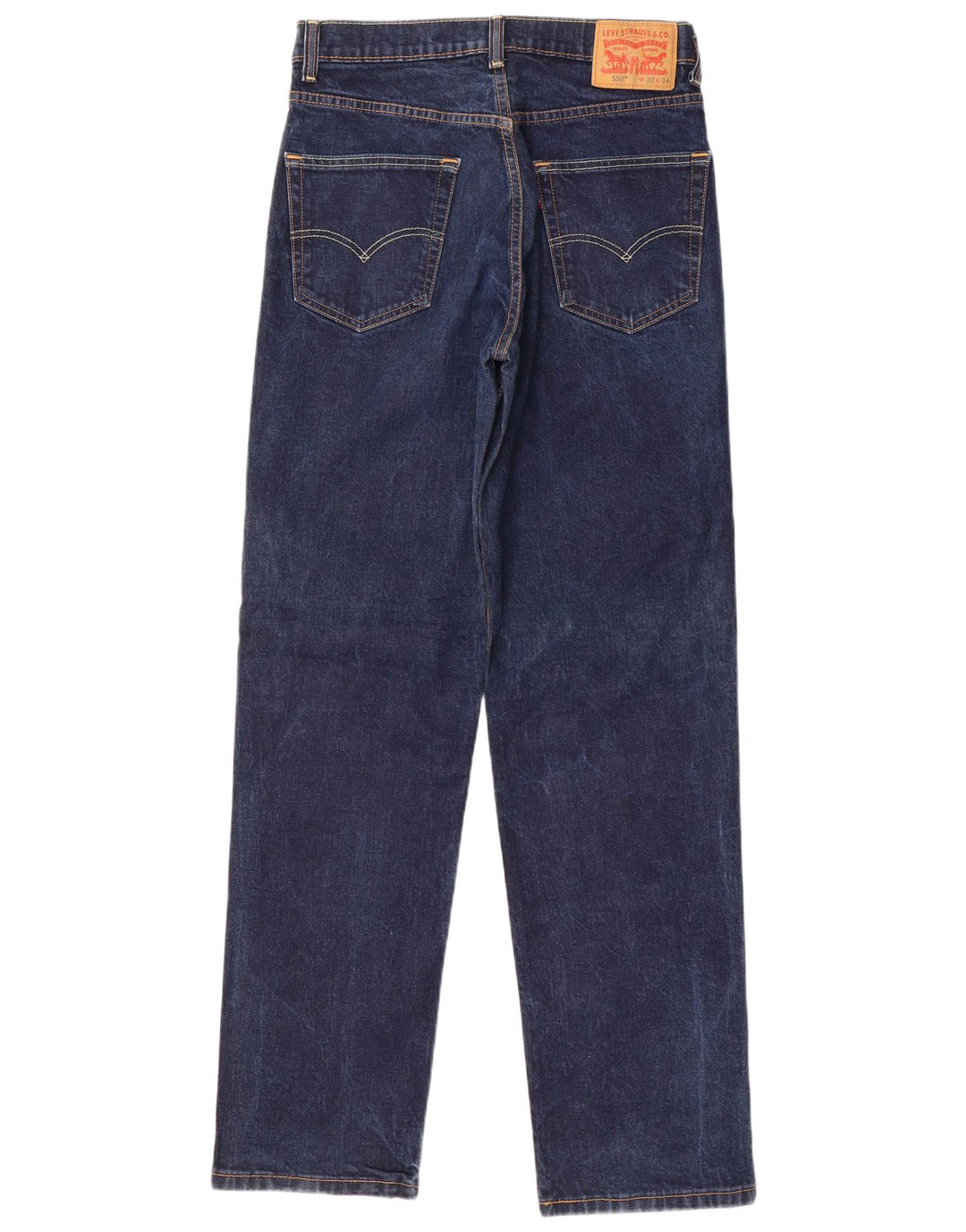 Levi's muške 550 ravne traperice W32 L34 tamnoplavi pamuk