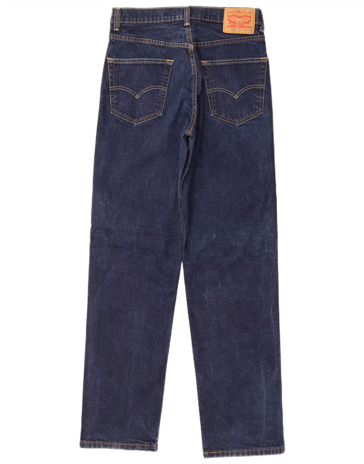 Levi's muške 550 ravne traperice W32 L34 tamnoplavi pamuk