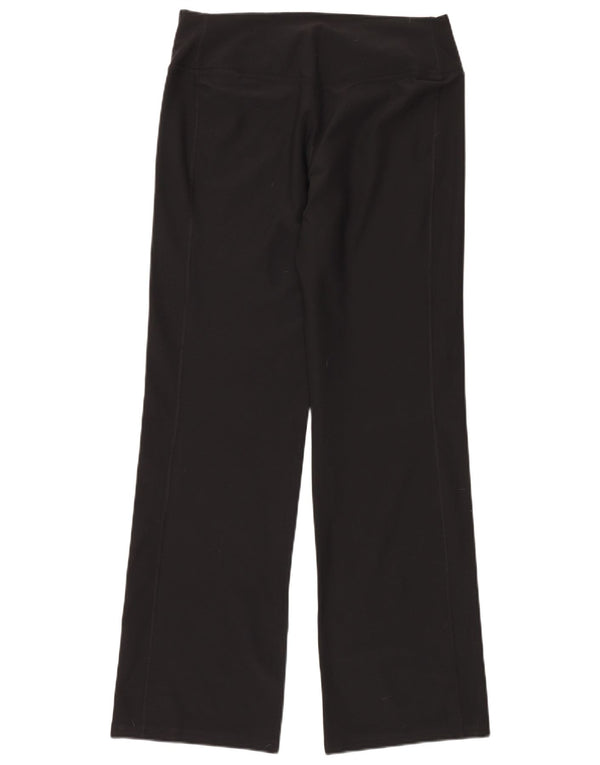 NIKE Ženske Dri Fit Trenirke Hlače UK 14 Veliki crni poliester