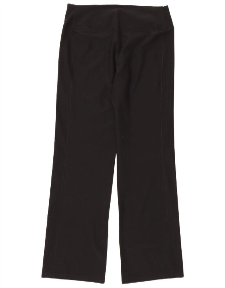 NIKE Ženske Dri Fit Trenirke Hlače UK 14 Veliki crni poliester