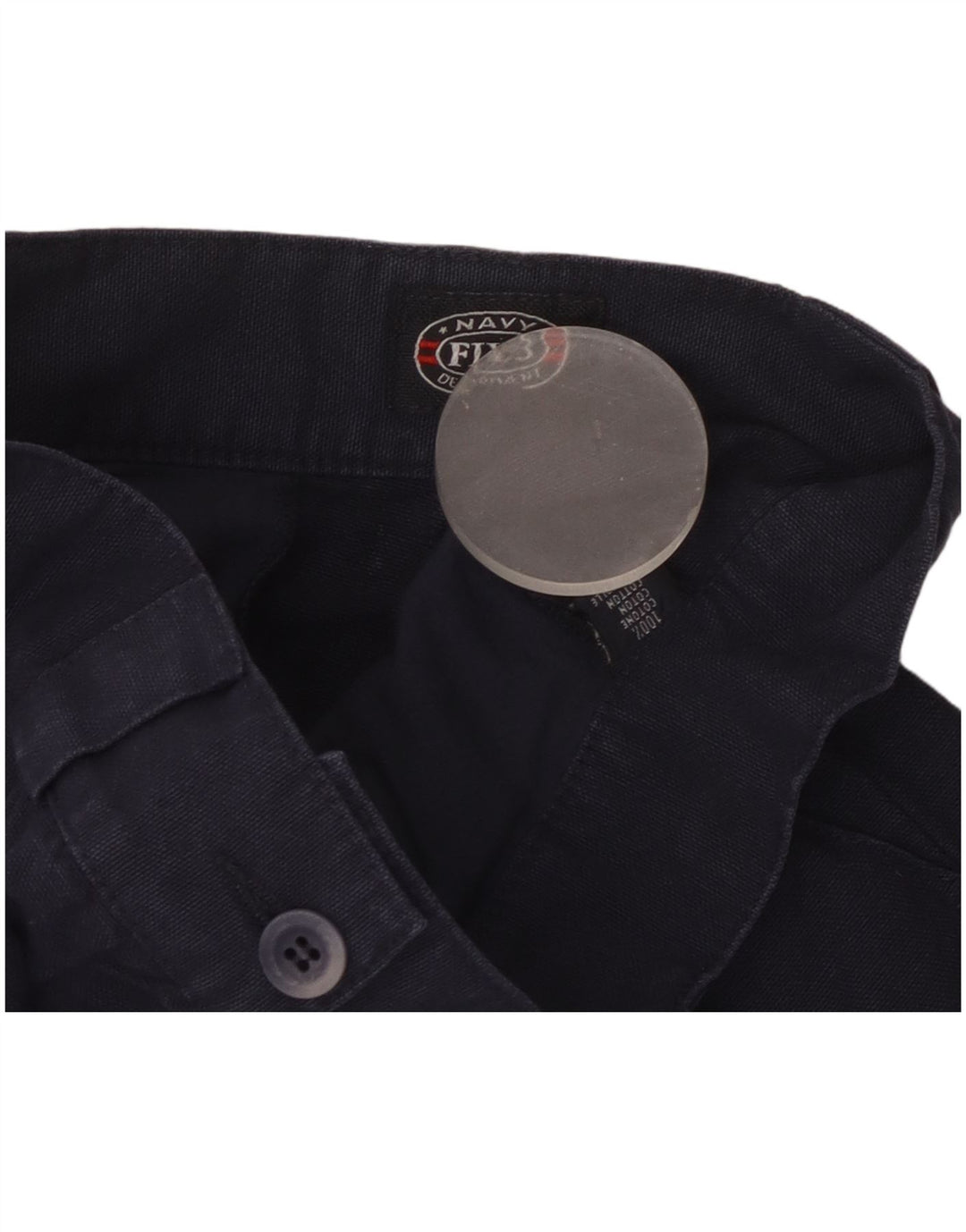 Mornarskoplave ženske kargo kratke hlače visokog struka IT 40 male W24 tamnoplave