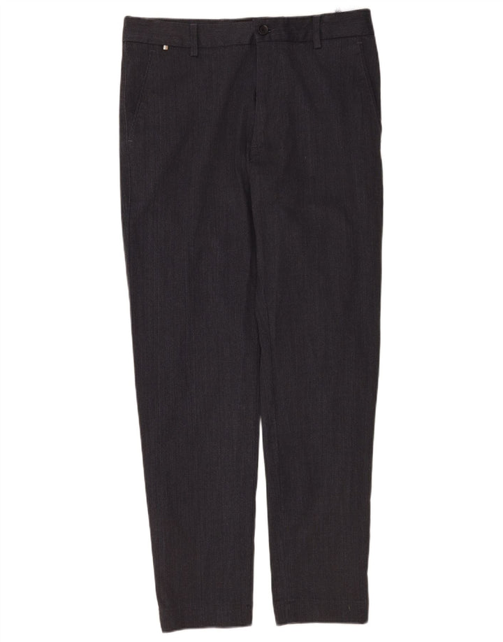Muške Hugo Boss Kane chino hlače regularnog kroja W30 L32 sivi poliester